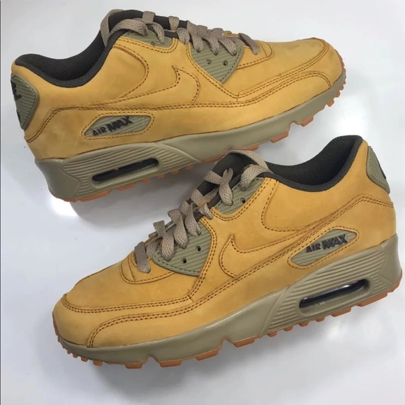 NEW Kids Nike Air Max 90 Wheat Winter 5y=6.5Wmns NEW Kids Nike Air Max 90 Wheat Winter 5y=6.5Wmns